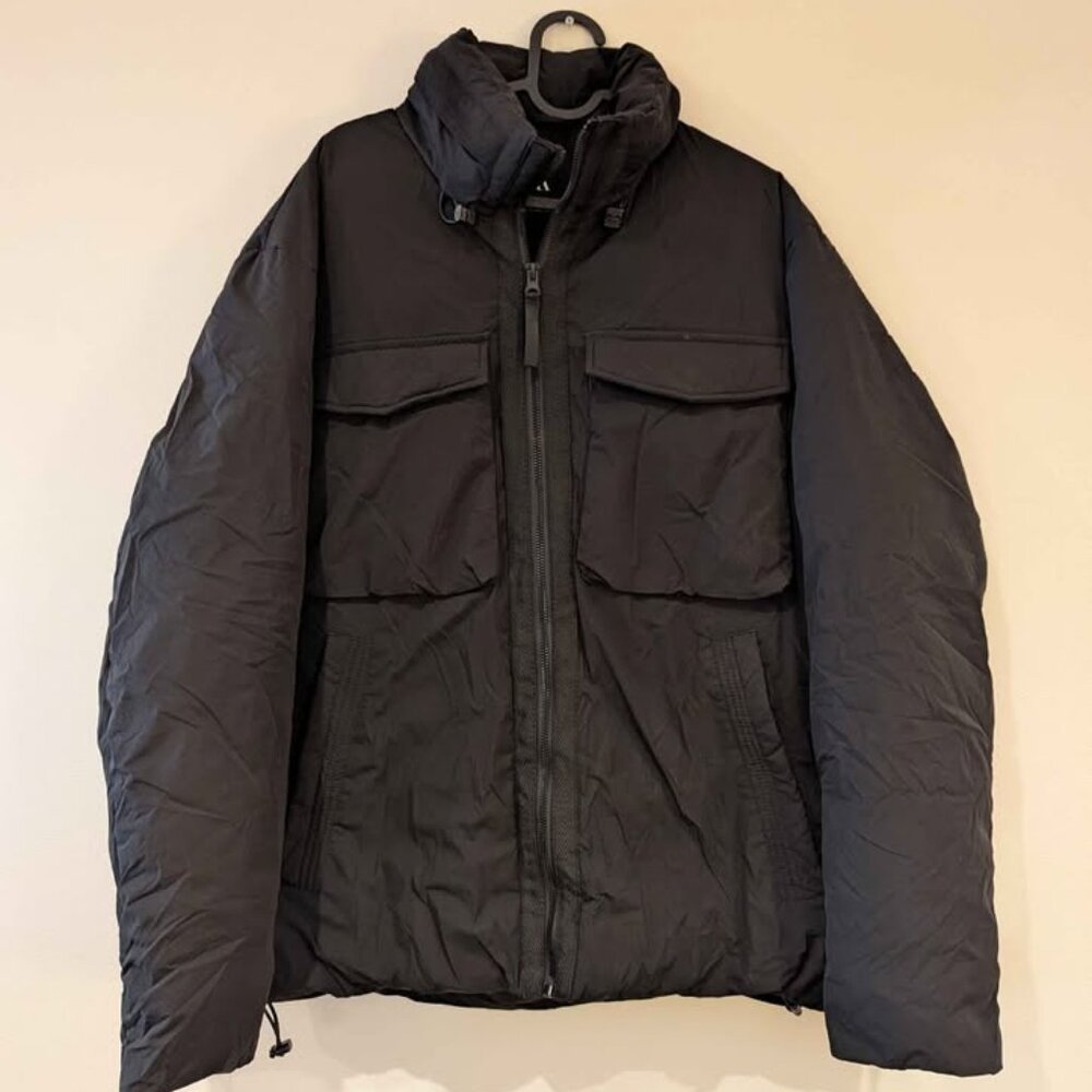 Men’s Black Puffer Jacket (ZARA, Size M)